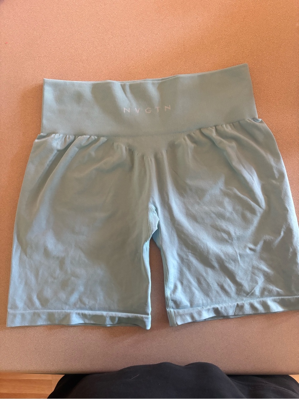 NVGTN Sage Green High-Rise Bike Shorts
